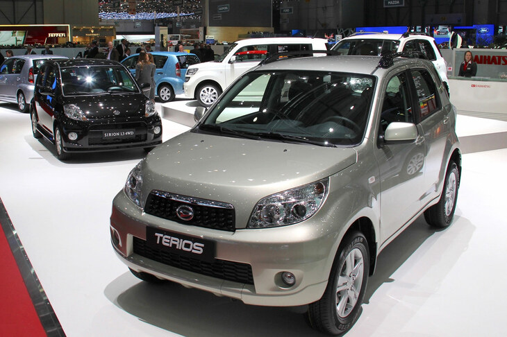 2011年ジュネーブショーのダイハツブース。同ショーへの出展は、この年が最後となった。