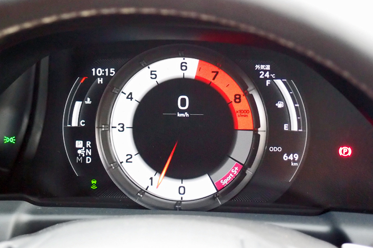 LS500“Fスポーツ”（メーターパネル）