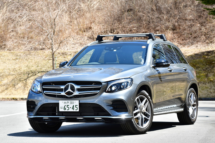 「メルセデス・ベンツGLC220d 4MATICスポーツ（本革仕様）」のボディーサイズは全長4670×全幅1890×全高1645mm。