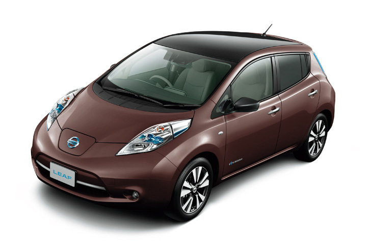 新色「ビターショコラ／スーパーブラック 2トーン」の「リーフ サンクスエディション」。