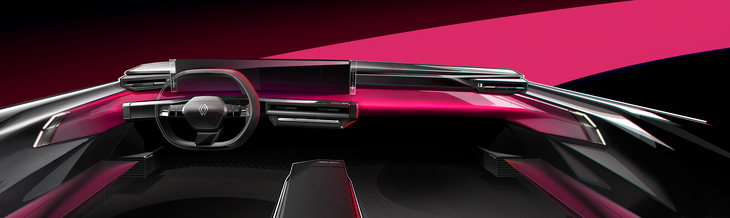 ダッシュボードの水平感覚は、ドアまで続く。