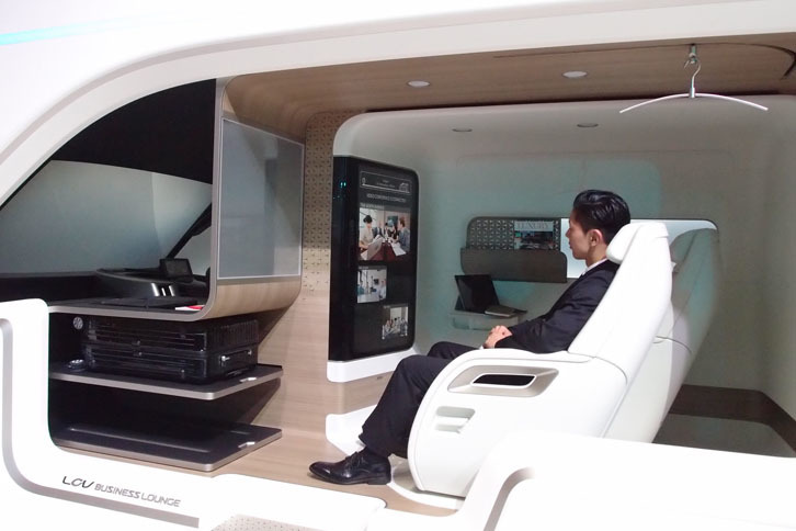 トヨタ車体LCVビジネスラウンジ コンセプト（インテリア）