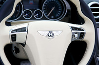 ステアリングホイールのスポーク部には、クルーズコントロール機能やオーディオの操作スイッチが備わる。