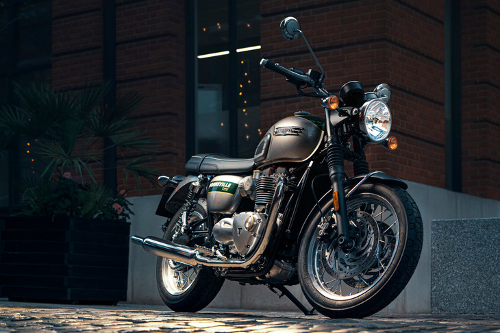 ボンネビルT120ゴールドラインエディション