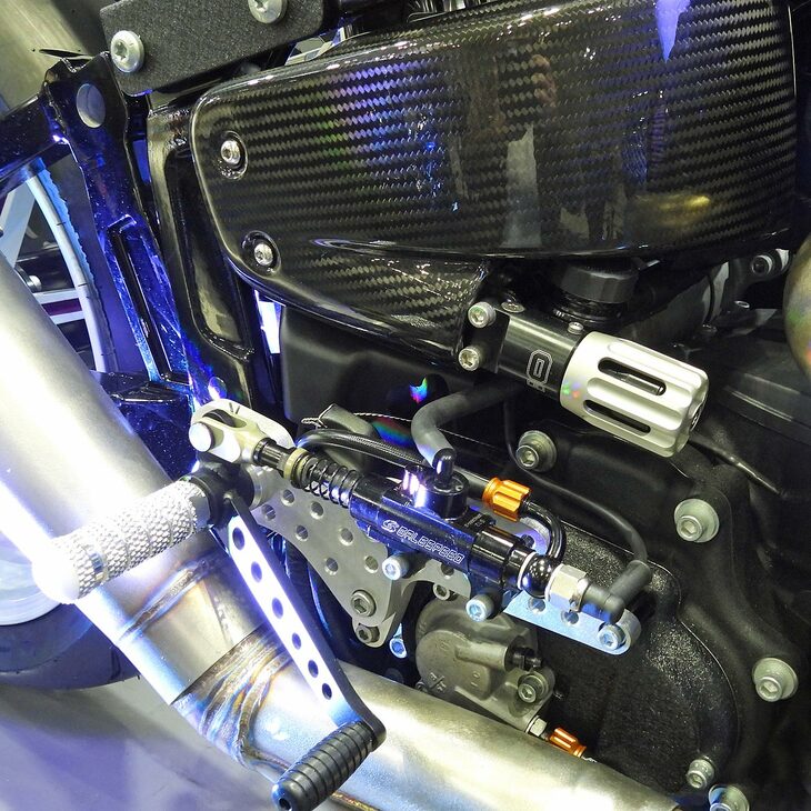 JOYRIDE SPEED SHOPの手になる「ハーレーダビッドソン・ローライダーST」。