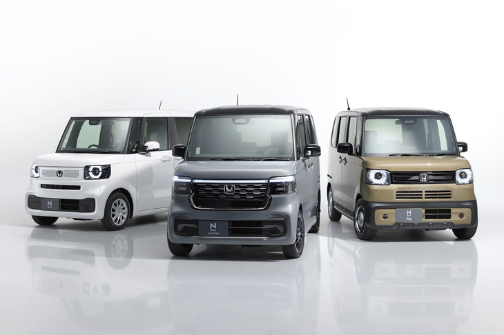 日本市場でホンダの屋台骨を支える軽自動車「N-BOX」。2024年（1～12月）における販売台数は20万6272台で､登録車を含む新車販売台数において第1位を獲得した。新車販売台数においては3年連続、軽四輪車新車販売台数においては10年連続の首位となった。