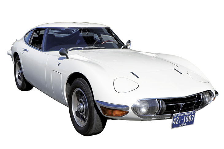 こちらはトヨタの「メガウェブ ヒストリーガレージ」でレストアされた輸出仕様のプロトタイプ。MF12型と呼ばれるこれらの試作車には、2.3リッターの直6 SOHCエンジンが搭載されていた。