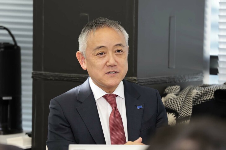 ステランティス ジャパンの打越 晋代表取締役社長。