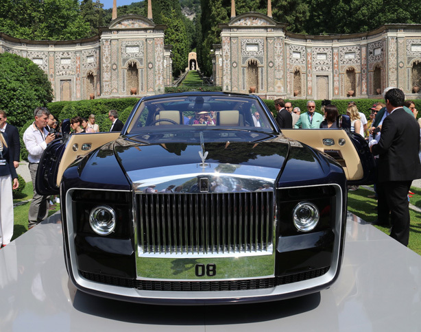 「ビルボード・ホット100」にランクインされた歌の中で最も登場頻度が高かったのは、ロールス・ロイスだった。写真は2017年5月に公開されたワンオフモデル「スウェップテール」。