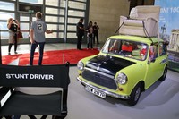 特別展の会場で“Mr.ビーンのMINI”は一番人気であった。