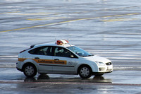 ルフトハンザ・ドイツ航空整備部門の「フォード・フォーカス」が構内を走る。
