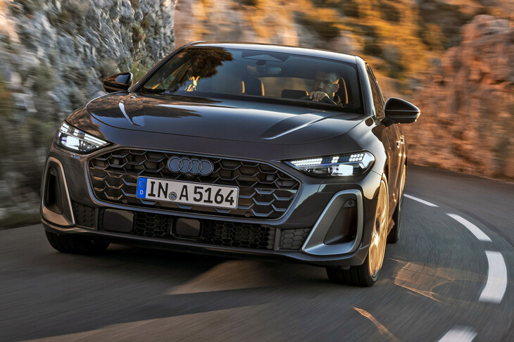 アウディの次世代デザインを感じさせる、新型「A5」。今回はその“お顔”の話である。