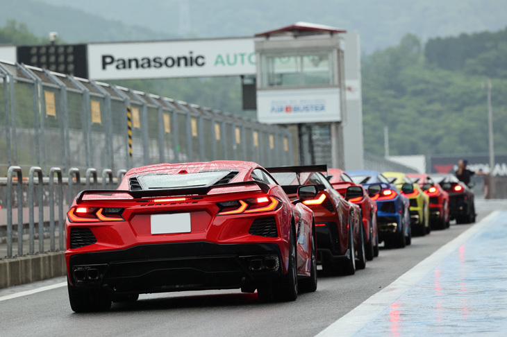 同じくコルベットドライビングアカデミーの参加車両。