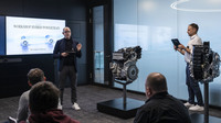 ドイツ・ジンデルフィンゲンで開催されたメルセデス・ベンツのテクニカルワークショップ。2024年の初日は「Drivetrains ＆ Efficiency」がテーマだった。