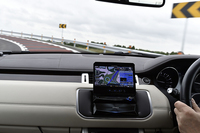 開通した翌々日に大栄JCTを走る。この時点でカーナビの地図に反映済みとは！