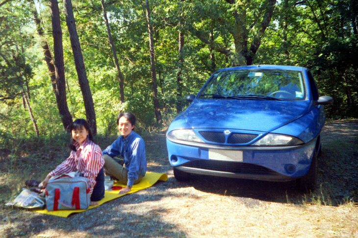 「ランチアY」は、ランチアをシティーカーのブランドにシフトさせる契機となった。これは筆者と女房が自家用車を持っていなかった1998年9月、借りて出かけたY。当時はレンタカーの定番でもあった。なおエアコンは非装着だった。