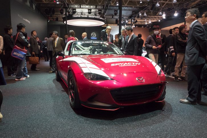 グローバルMX-5カップ仕様の「マツダ・ロードスター」。