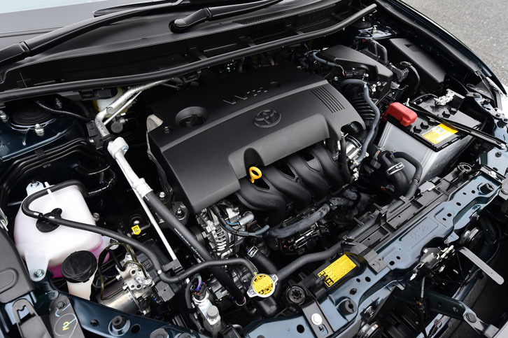 3種類選べる排気量のうち、最小の1.5リッターは最も人気が高く、全体の5割を占めるという。写真は「アリオン」のもの。