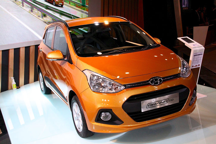 ヒュンダイのコンパクトカー「グランドi10」。