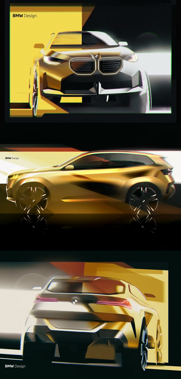 新型「X3」のデザインスケッチ。