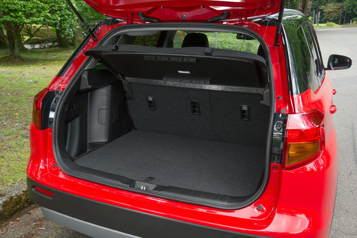 スズキ・エスクード1.4ターボ（ラゲッジルーム）