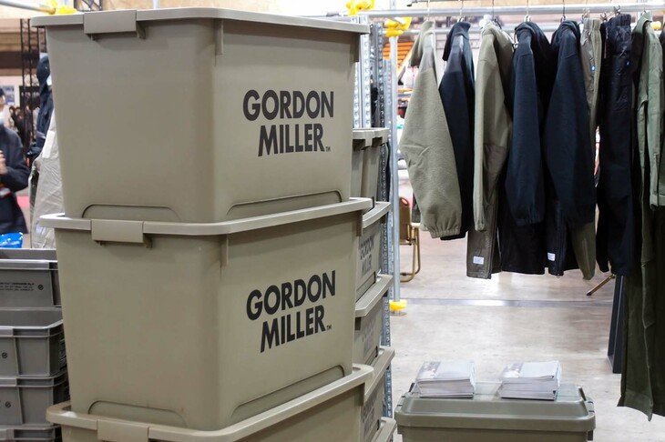 GORDON MILLERブースの様子。