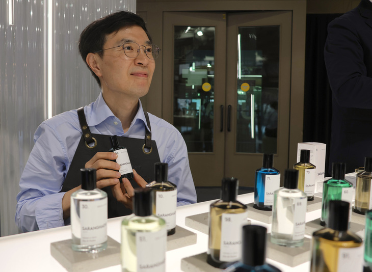 SRHYのファウンダー、ソン・スー・キム氏。プロダクトはすでに日本でも発売されている。