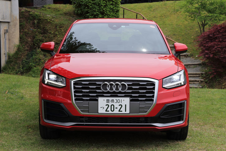 2017年4月26日に日本導入が発表された「アウディQ2」。同年6月中旬にはデリバリーが開始される。