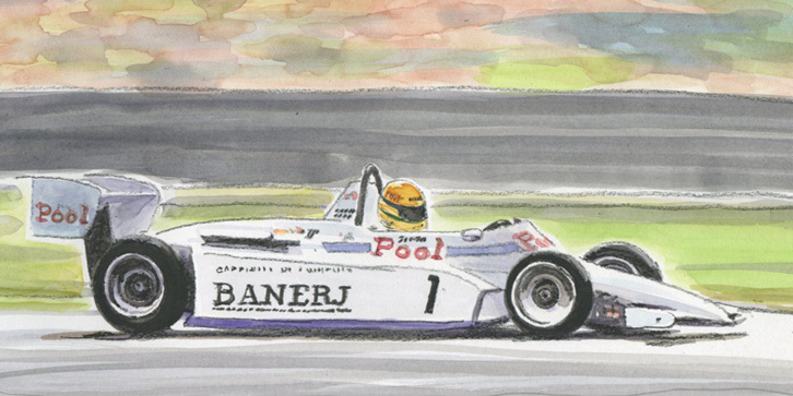 1982年のスポット参戦の後、1983年にF3への本格参戦を開始したアイルトン・セナ。しかし、1年目にして他を圧倒する速さを披露し、翌年には早くもF1に挑戦することとなった。