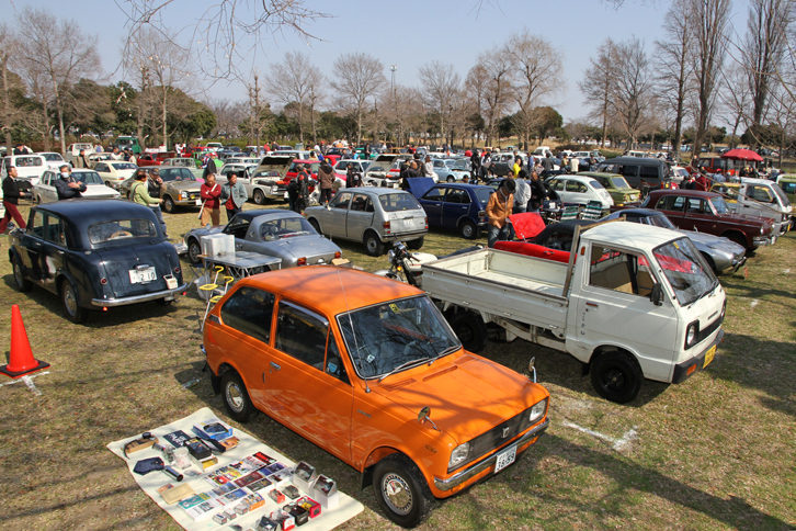 好天に恵まれた会場風景。