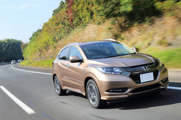 “旅のお相手”を務めたのは、ホンダのコンパクトSUV「ヴェゼル」である。