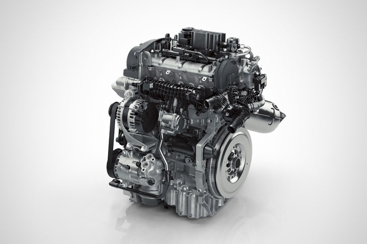 新型1.5リッター直3ガソリンエンジン。