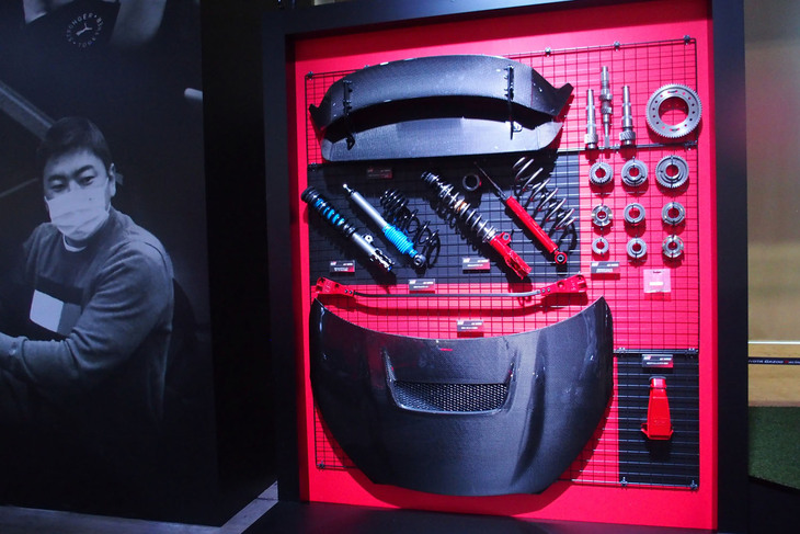 TOYOTA GAZOO Racingブースの様子。