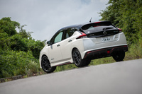 「日産リーフ」のスポーティーモデルである「リーフNISMO」。2017年の東京モーターショーでコンセプトモデルが発表され、2018年7月に発売された。