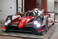 「トヨタTS050ハイブリッド」。トヨタは2017年のルマンに3台体制でエントリー。3人の日本人ドライバー（中嶋一貴、小林可夢偉、国本雄資）を投入する。