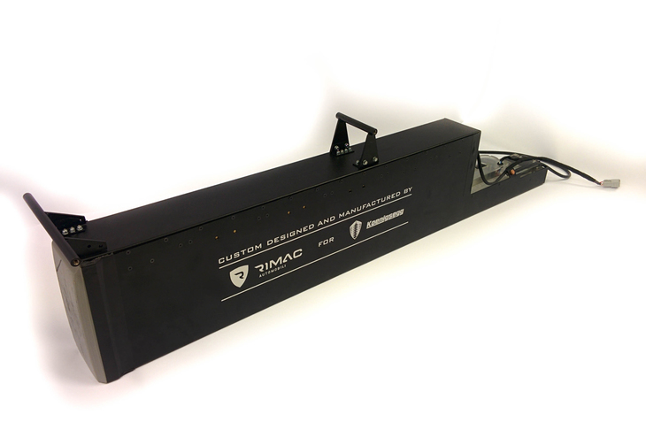 リマックがケーニグセグに供与した走行用バッテリー。ケーニグセグのPHV「レゲーラ」は、リマックからの技術供与によって実現した。