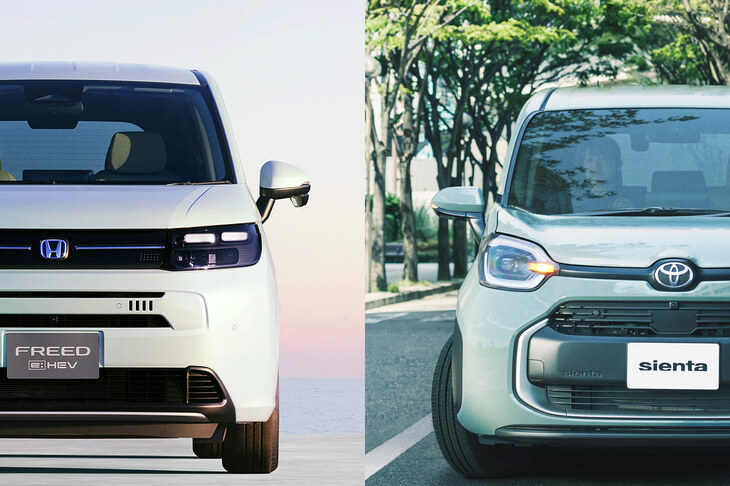 日本が誇るコンパクトミニバンの双璧が、デザインで勝負！ 後編では、主に「トヨタ・シエンタ」のデザインを掘り下げてみる。