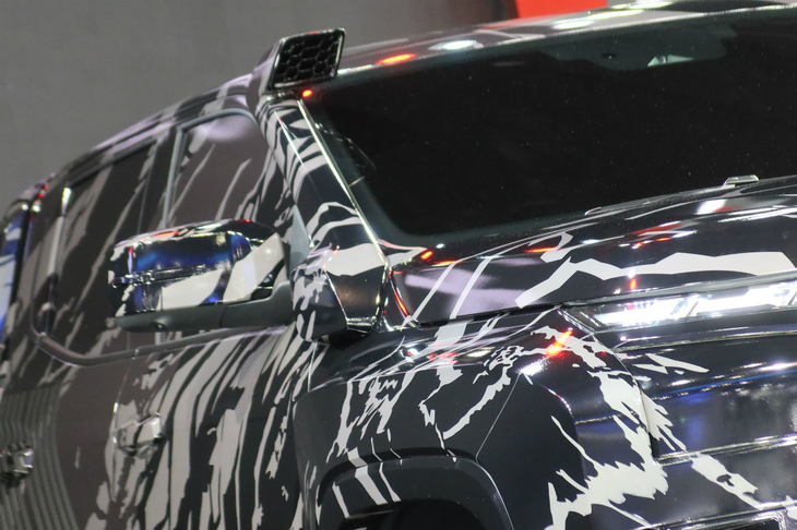 「XRTコンセプト」にはAピラーにシュノーケルが備わっている。