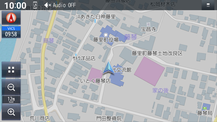 市街地図も大きく変わった。同じエリアを新旧モデルで比べるとよくわかる。上の旧地図ではほとんど情報がなかった地点も、全国市街地図の2021年モデルでは家形や施設情報までしっかり描かれている。