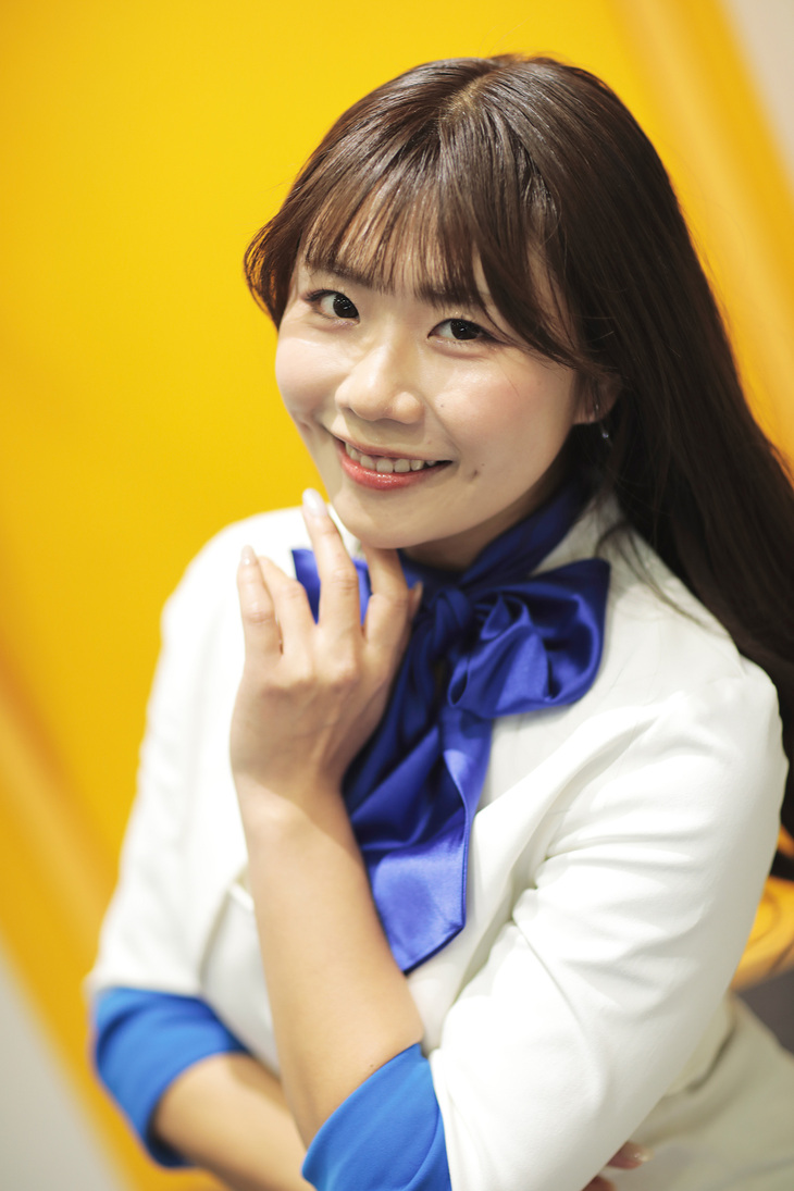 トピー実業ブースの北郷ゆいさん