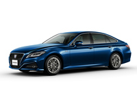 デザインについては、スポーティーな「RS」系と、その他のグレードとで分けられている。写真は“非RS系”の「3.5 Gエグゼクティブ」。新型クラウンの最上級グレードである。