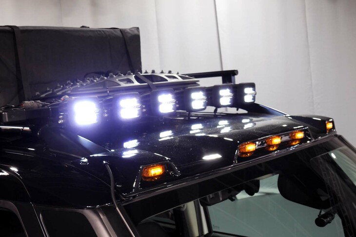 三菱デリカミニCHAMONIX SNOW GEAR（マーカーランプ＆ワーキングランプ）