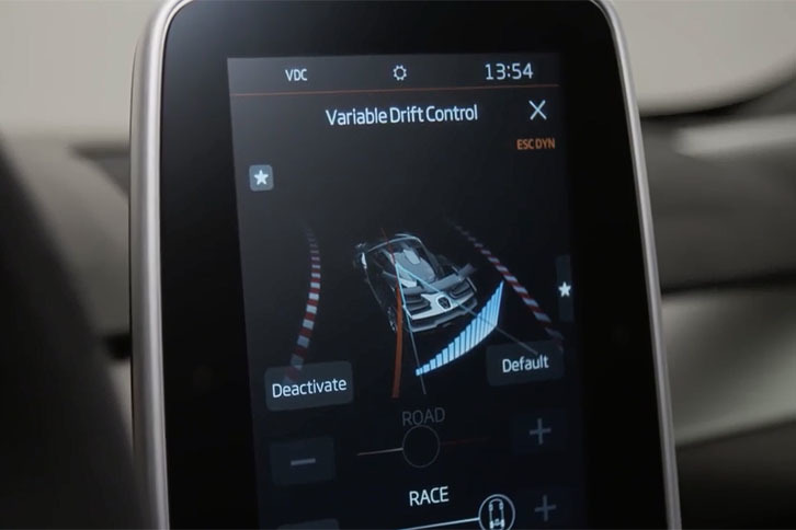 マクラーレン・セナ（インテリア）