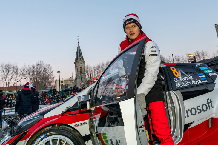 もはや手がつけられない速さを身につけたタナック。「トヨタ・ヤリスWRC」との相性もピッタリなのだろう。