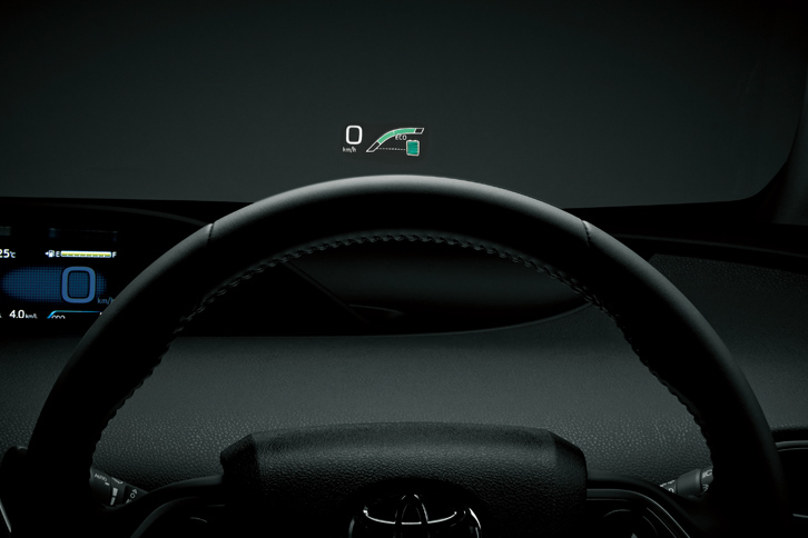 カラーヘッドアップディスプレイ