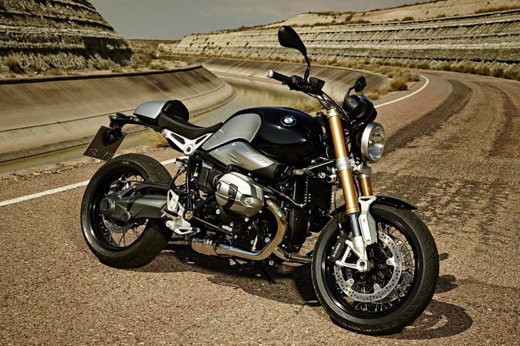 2013年のミラノショーでデビューしたBMWのネオクラシックモデル「R nineT」。ロングツアラーを中心としたそれまでのBMWのイメージに対する意外性もあり、大いに注目を集めた。