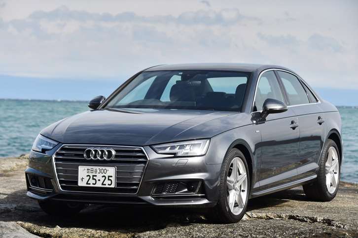 2016年2月に日本に導入された新型「アウディA4」。前身の「アウディ80」の時代を含めると、現行型は9代目のモデルにあたる。