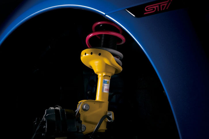 STI製ビルシュタイン フロントストラット（ダンプマチックII、倒立式）＆コイルスプリング