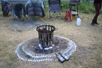 宴のあと。この自由さはニュル24時間ならでは。（写真＝高平高輝）