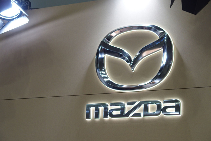 マツダブースの様子。